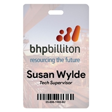 a group of digital id / credential badge 3.375x2.125