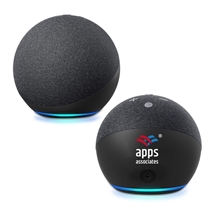 a group of amazon echo dot 5th gen