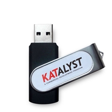a group of bellwood domed swivel usb flash drives