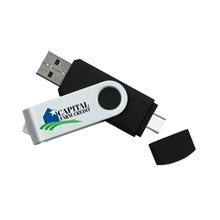 a group of promotional custom type c otg usb thumb flash drive