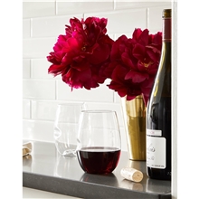 aerial view a group of govino(r) 16 oz wine glass dishwasher safe, image 1 of 2