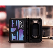 aerial view a group of soundo 3w portable speaker, image 1 of 2