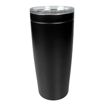a black viking double wall nova vacuum tumbler - 20 oz