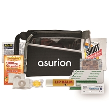 aerial view a black showtime hangover tradeshow kit, image 1 of 2