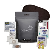 aerial view a black ultimate hangover recovery kit, image 1 of 3