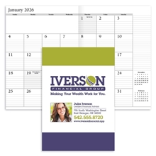 aerial view a group of detailed monthly planner 7 x 10, image 1 of 6
