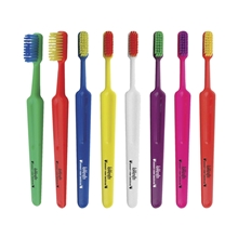 a group of concept bright toothbrush
