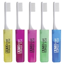 a group of convenient travel toothbrush