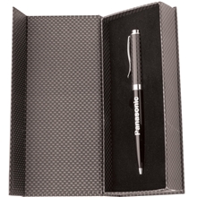 a black carbonite with box pen