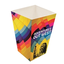 a group of sample scoop popcorn box full color 4 oz
