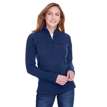 aerial view a arctic navy marmot - womens rocklin half - zip jacket, image 1 of 7