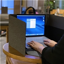 aerial view a group of specter portable workspace, image 1 of 2