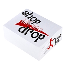 a white 12.25 x 9.5 x 5 e - flute tuck box - 4/0