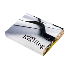 a group of 11.875 x 9.5 x 2 e - flute tuck box - 4/0