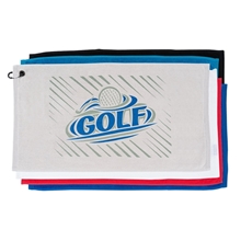 a group of tour pro golf towel