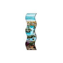a group of wave paper bookmark - paper products
