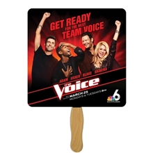a group of square hand fan - paper products