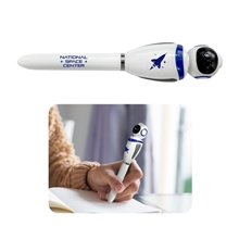 a white robot pen with twist barrel