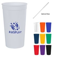 a group of 32 oz big game stadium cup