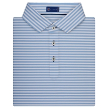 aerial view a bluebell (420) stitch(r) club stripe polo shirt - mens, image 1 of 8