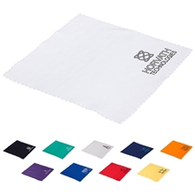 aerial view a group of premium 6 x 6 microfiber cloth - 1- color, image 1 of 2