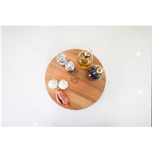 aerial view a group of la cuisine lazy susan revolving tray, image 1 of 2