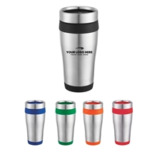 a group of 16 oz carmel stainless steel double wall tumbler