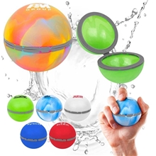 a group of splash - o - matic reusable water balloon