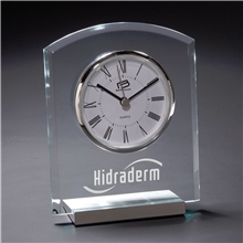 aerial view a clear acrylic venus timepiece, image 1 of 2