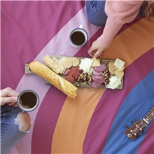 aerial view a group of multipurpose compact picnic blanket, image 1 of 3