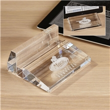 a group of 3d crystal tablet stand