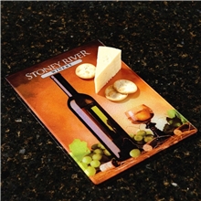 a group of full color glass cutting board