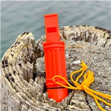 a group of orange survival tube
