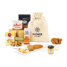 aerial view a natural artisan gourmet gift bag - medium, image 1 of 2