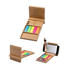 a group of forest bamboo desk organizer