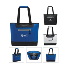a group of icool(r) vail 30- can cooler tote bag