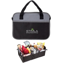 a group of optimum - iv trunk organizer with cooler