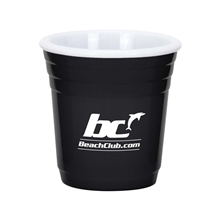 aerial view a black slammer shot glass, image 1 of 2