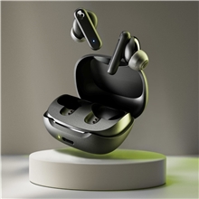 aerial view a group of skullcandy smokin buds true wireless earbuds, image 1 of 5