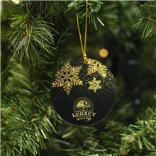 a group of acrylic ornament - circle