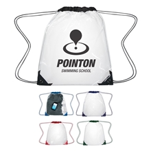 a group of clear eva drawstring backpack