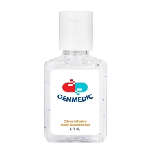 aerial view a group of hand sanitizer gel with moisture beads 1 oz rectangle bottle, image 1 of 2