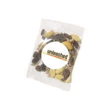 a custom 1oz goody bags - raisin nut mix