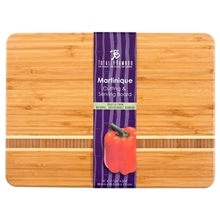 a group of martinique bamboo serving cutting board 15 x 11