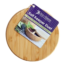 a group of dual compartment salt keeper