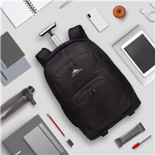 aerial view a group of high sierra(r) freewheel pro wheeled backpack, image 1 of 2