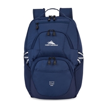 aerial view a true navy high sierra(r) swoop sg laptop backpack, image 1 of 7