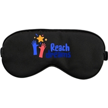 aerial view a black sleep mask, image 1 of 4