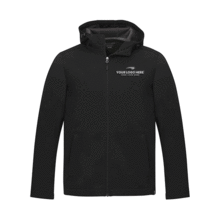 a group of mens lefroy eco lightweight softshell jacket with hood