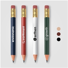 aerial view a group of golf pencil (round, eraser), image 1 of 2